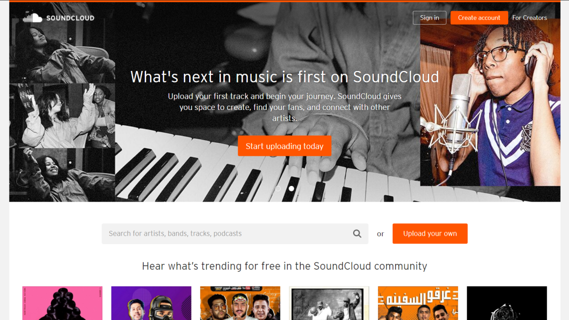 SoundCloud free BGM downloads - background bgm music free library for videos