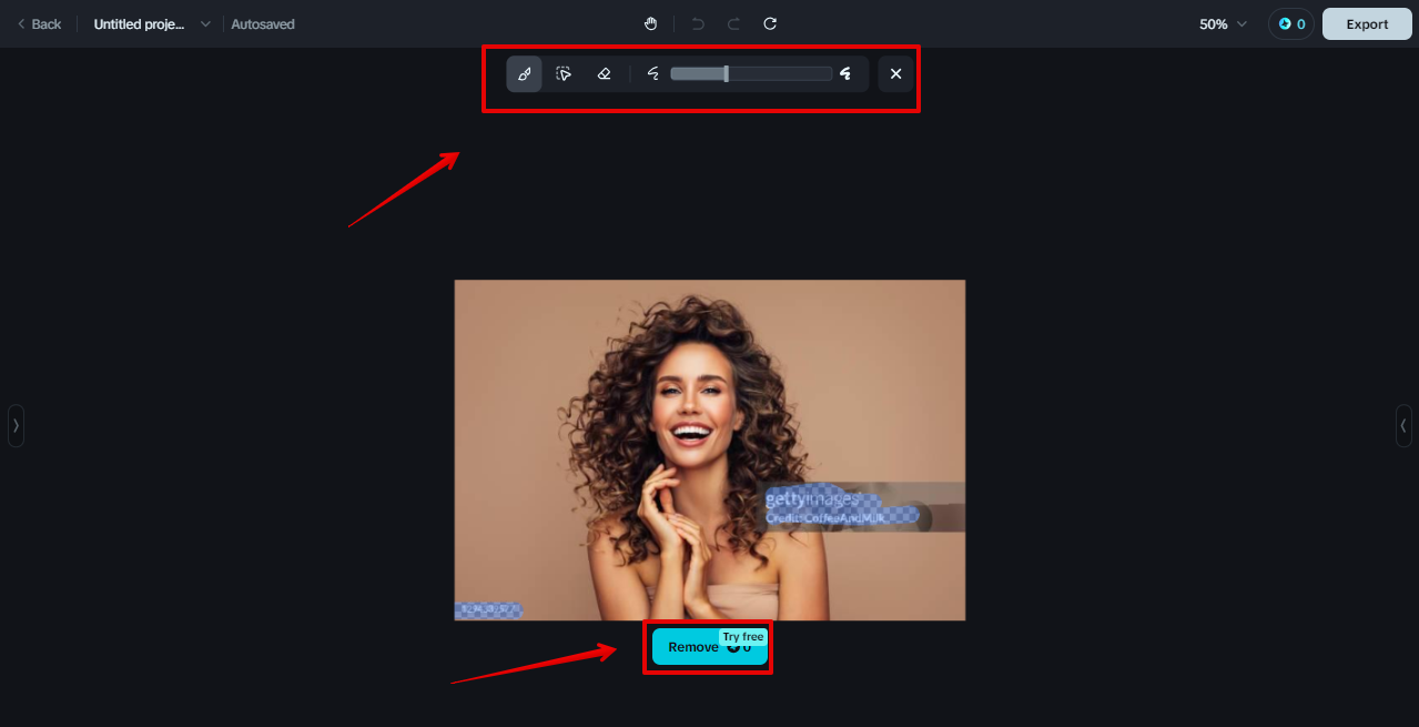 removing logo from image in Dreamina AI