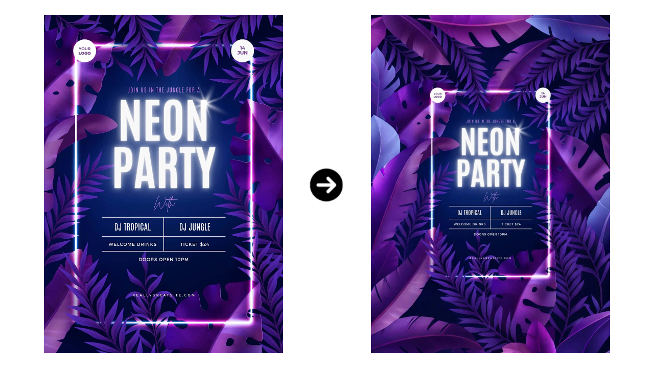 Expand your party flyer