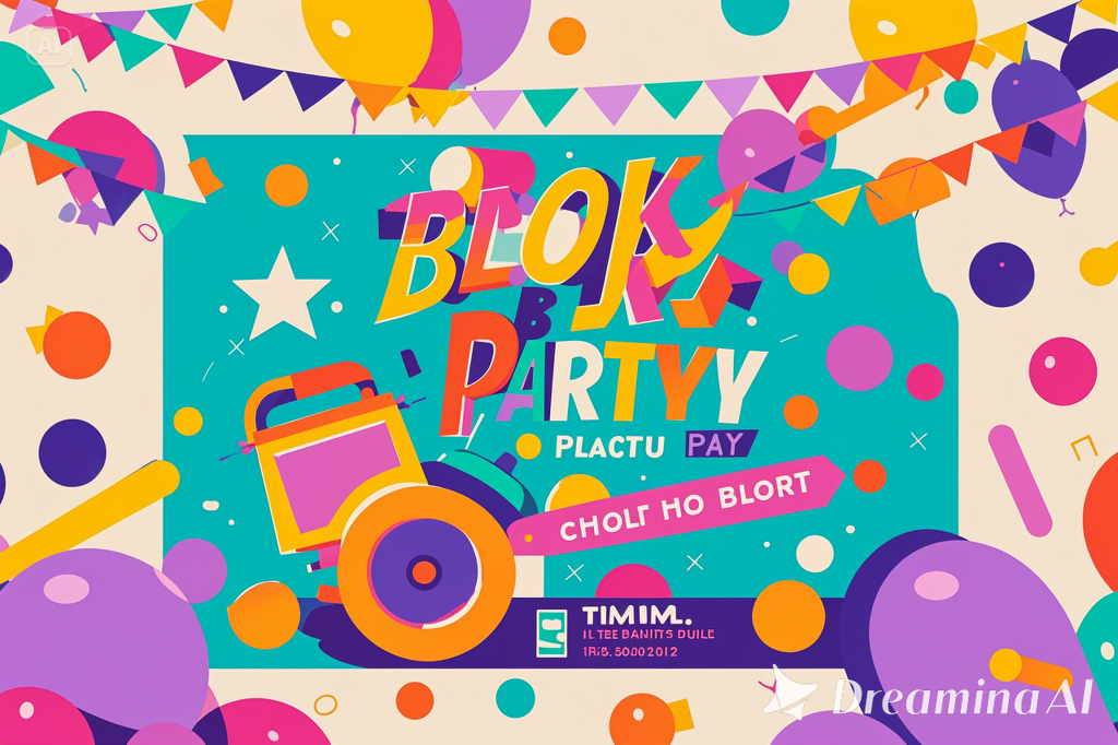 Block party flyer