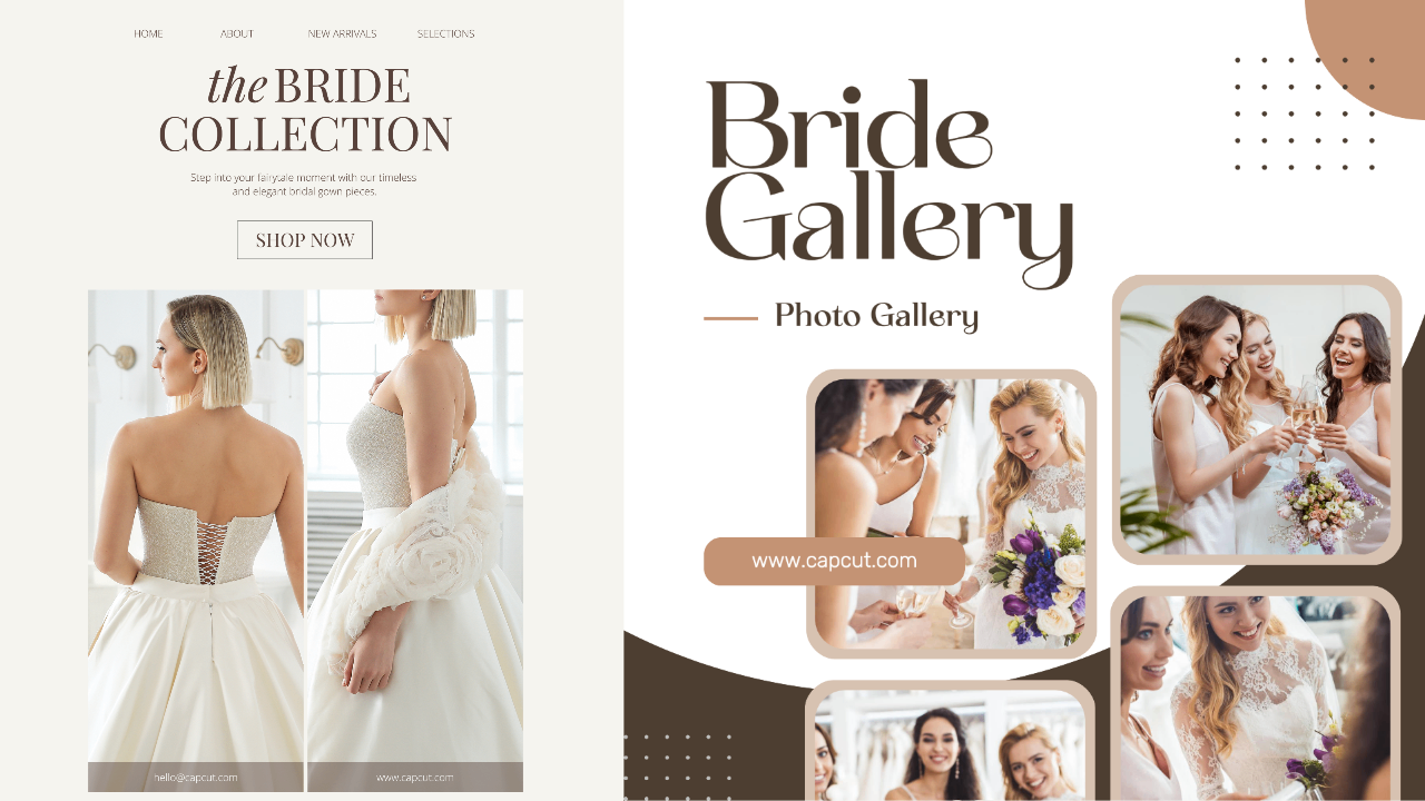 Bridal makeup offer poster