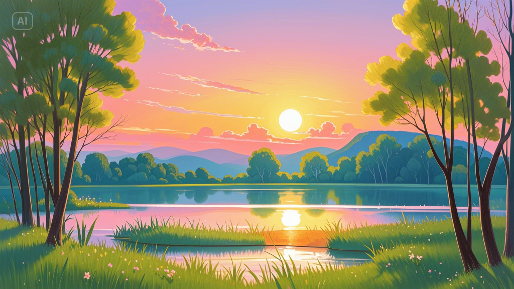 Serene landscape