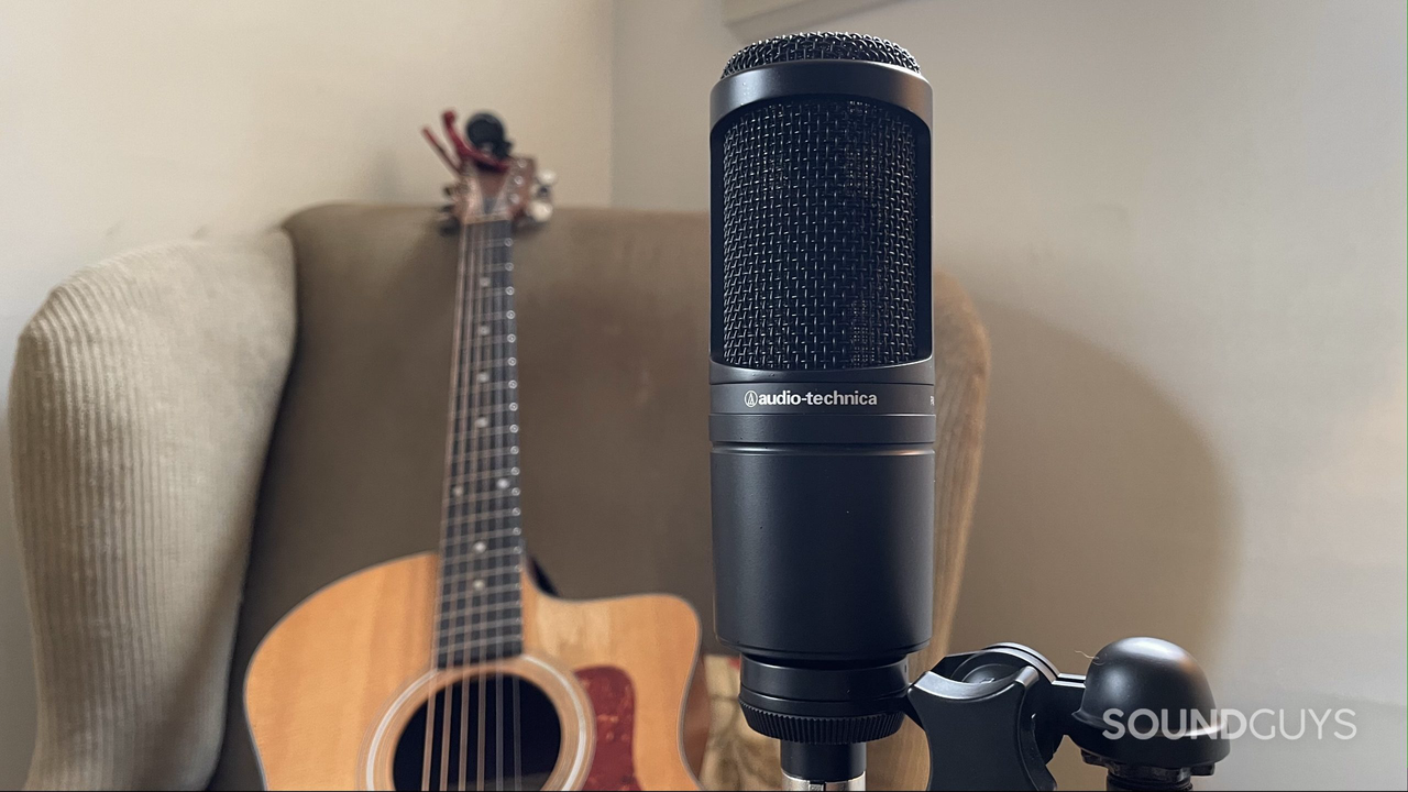 Microphone for audio or video podcast recording