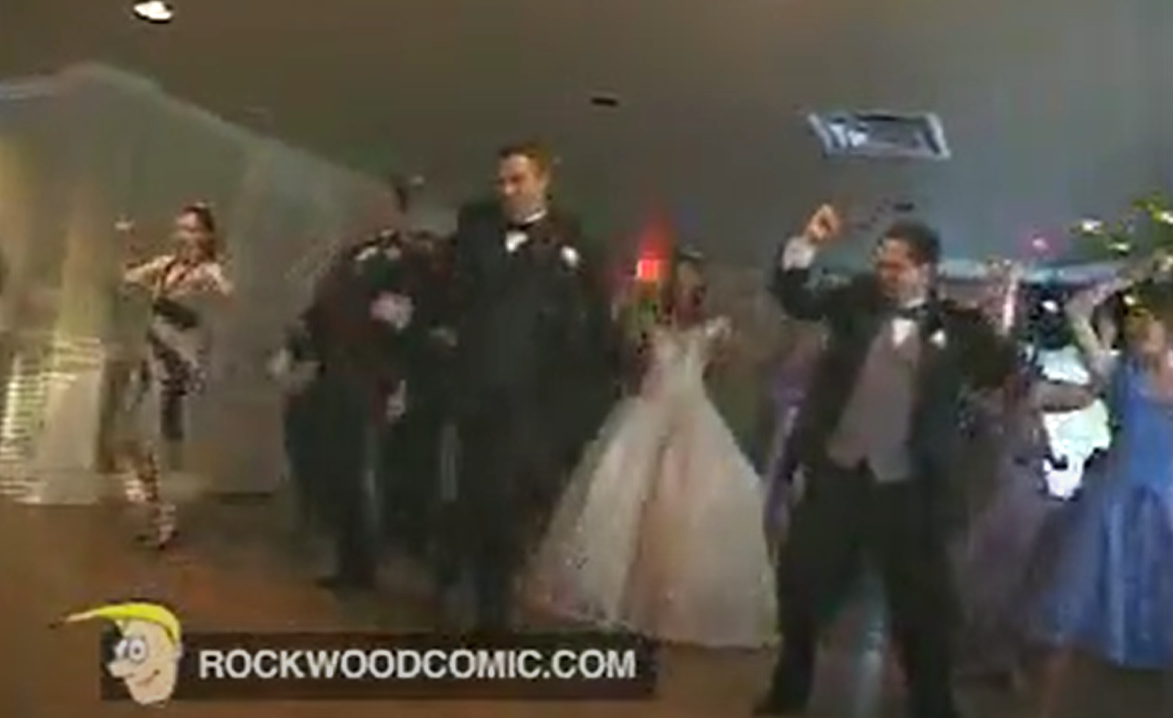 Wedding thriller dance