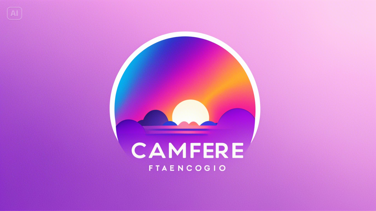 Vector logo with ynamic gradients