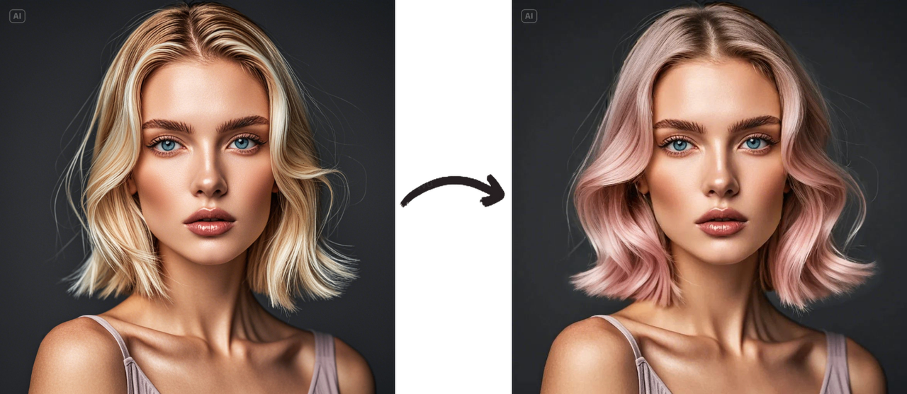 changing hair color online for virtual makeovers