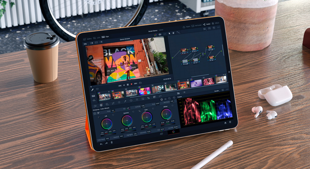 Review Davinci Resolve on iPad