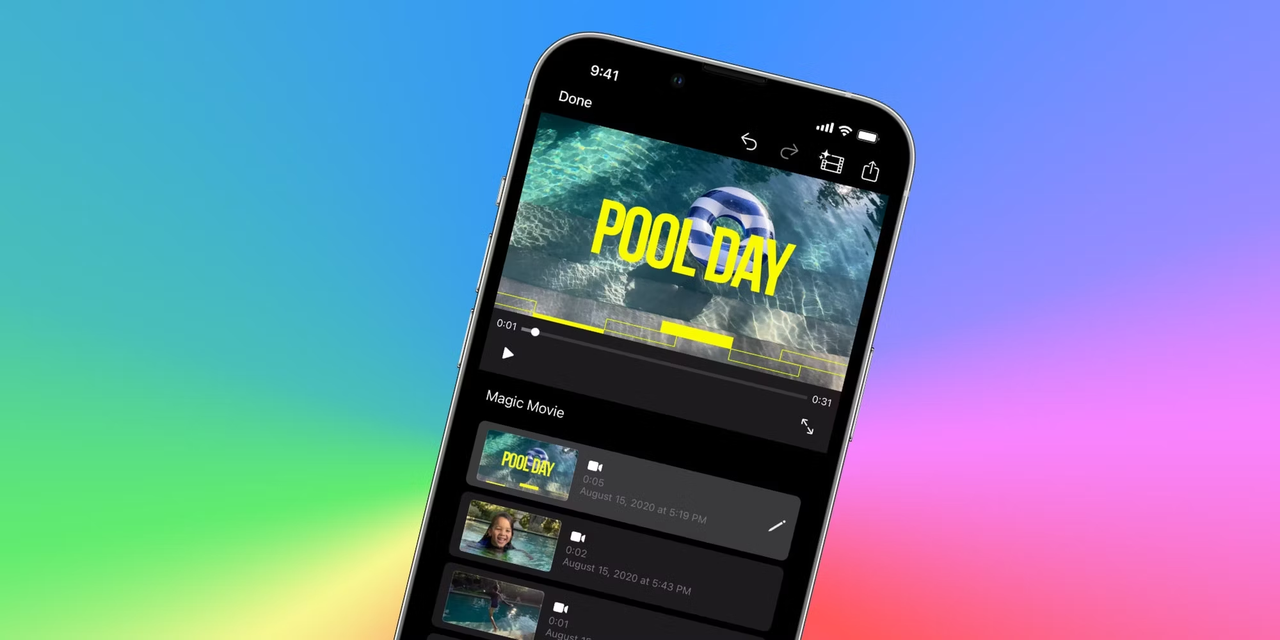 iMovie on iPhone