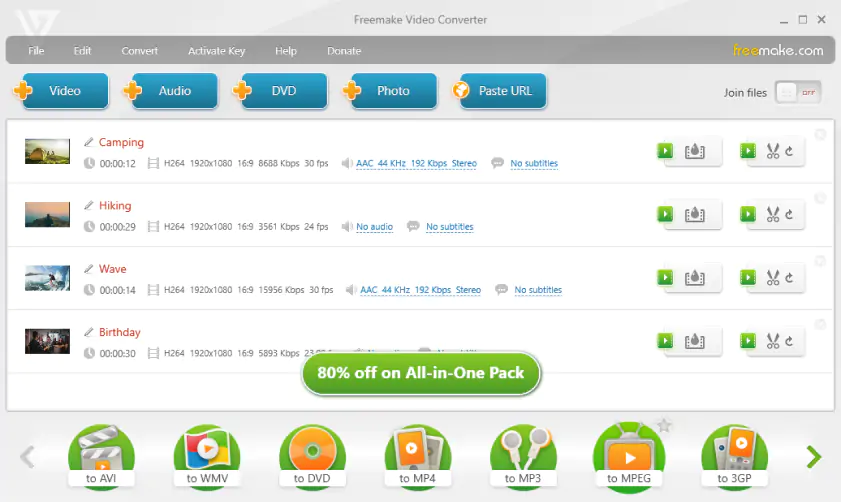 Freemake Video Converter is the best twitter video compressor