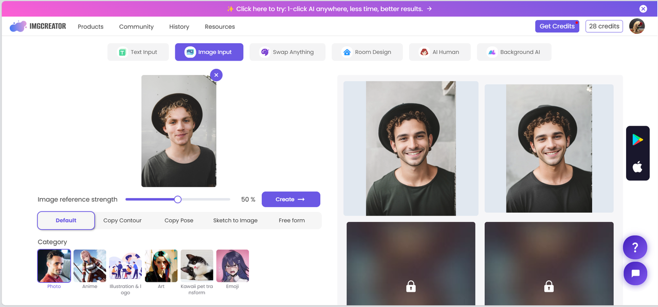 ZMO.AI selfie maker