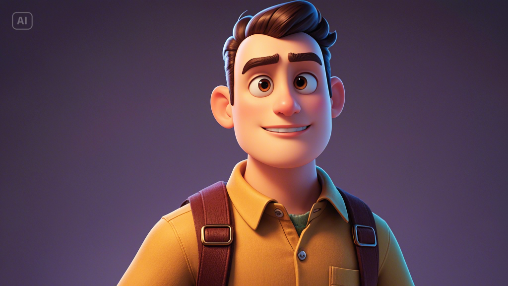 Pixar styled profile picture