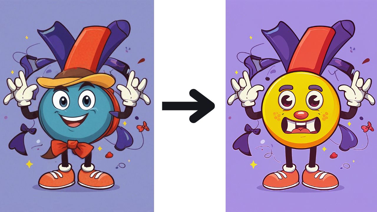 Before and after illustration of Inpaint