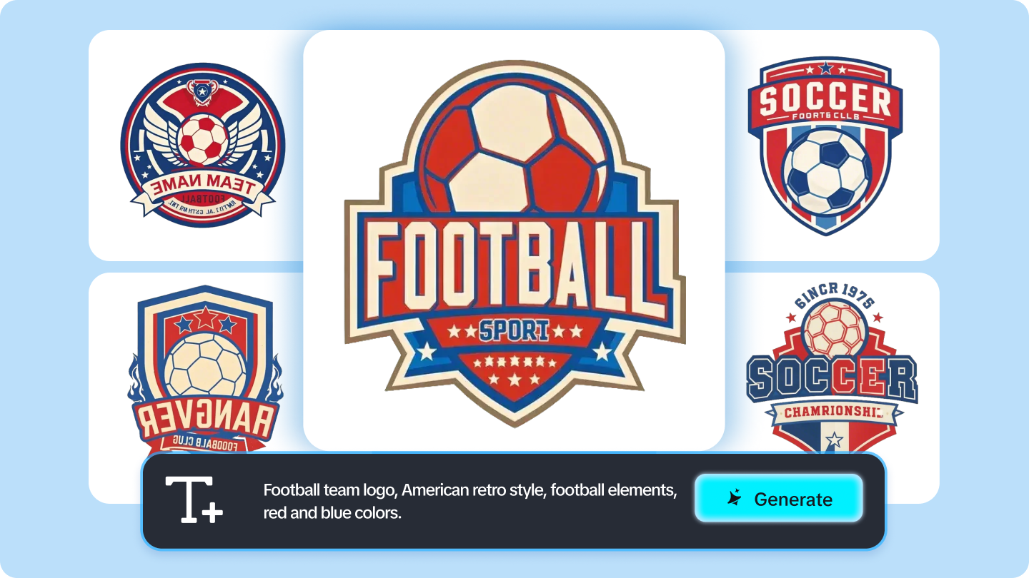 football logo design