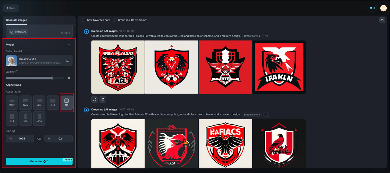 How to generate a football logo online  