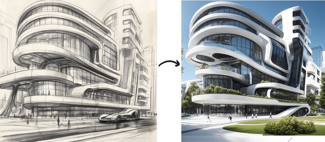 Architectural concept art