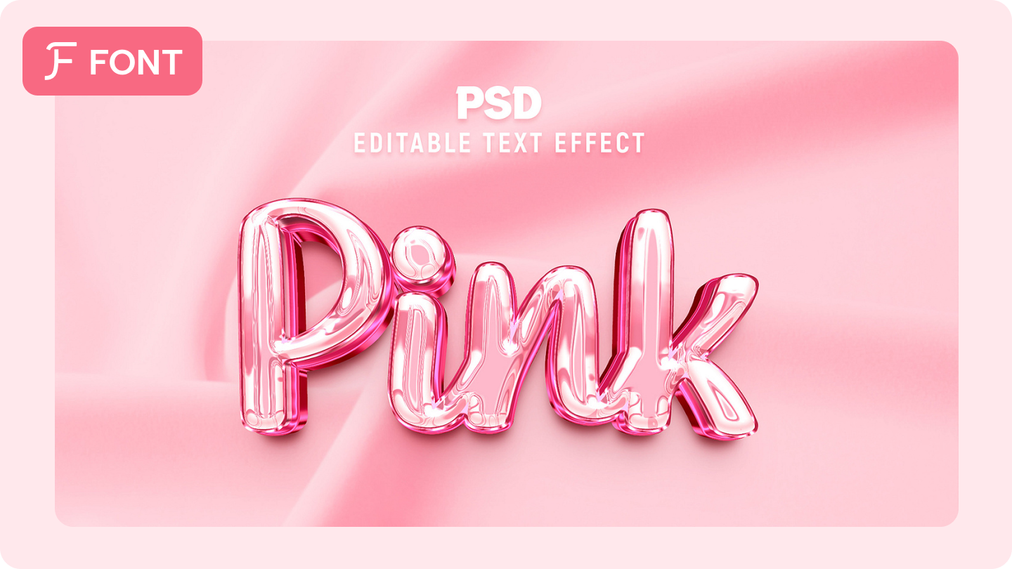 3d text effect psd