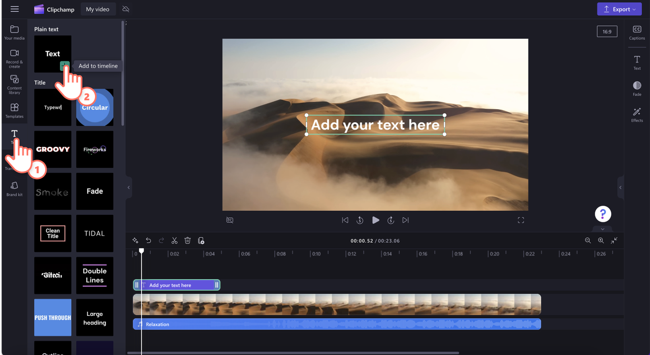 Using Clipchamp editor to enhance video quality