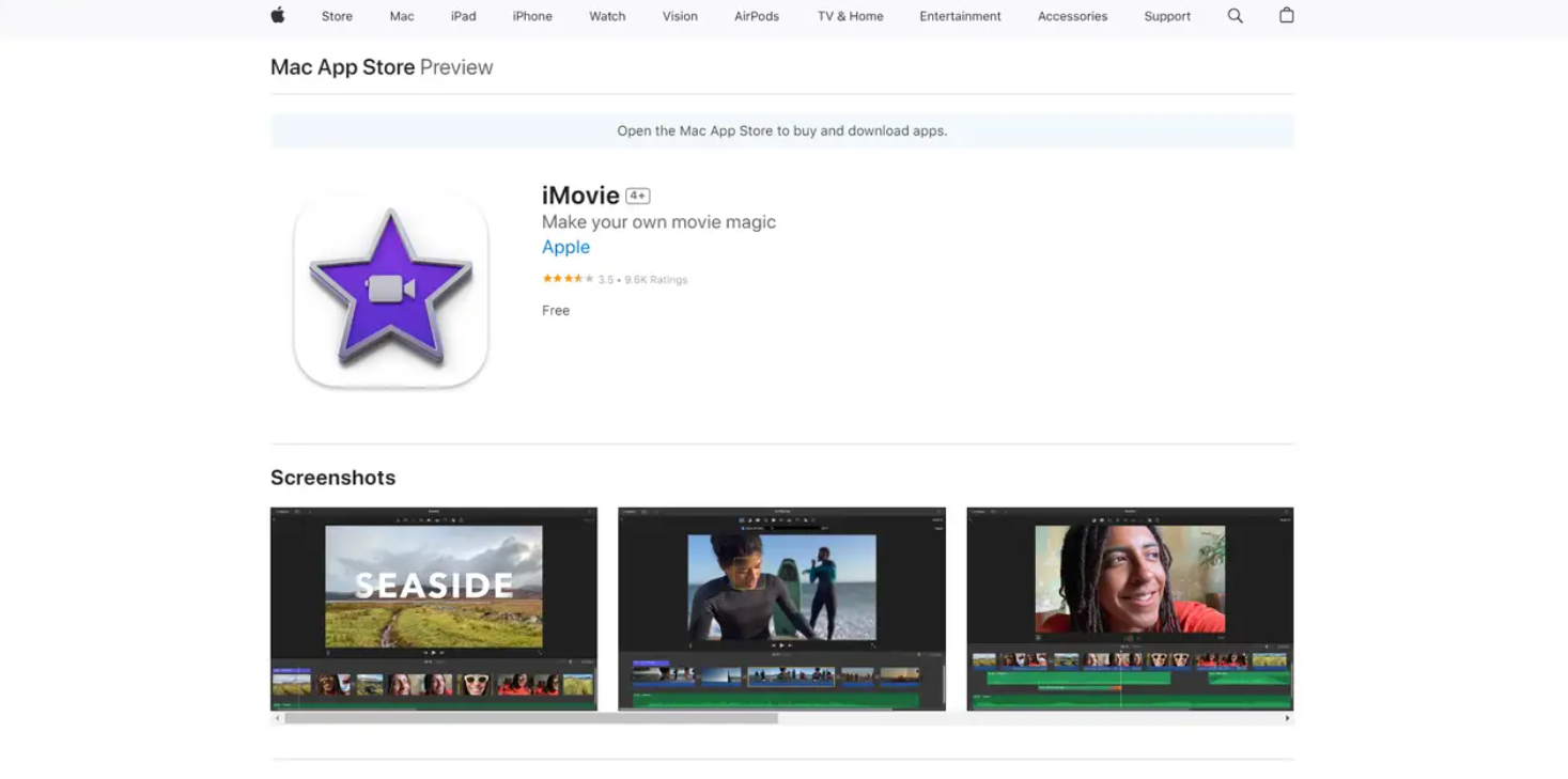 An easy way to download iMovie for Mac