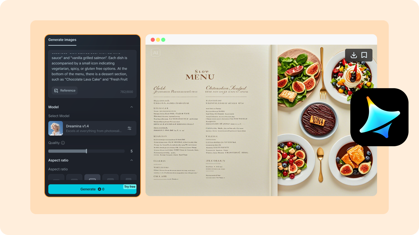 free restaurant menu creator