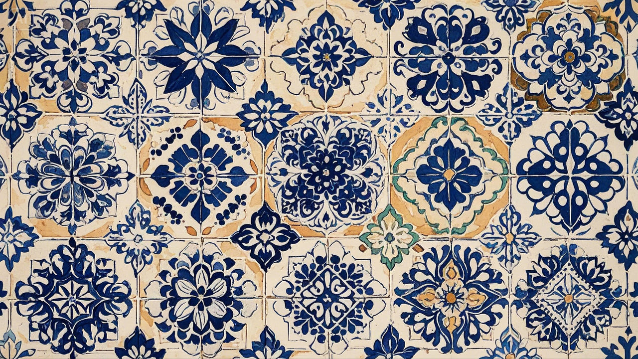 Vintage tile pattern