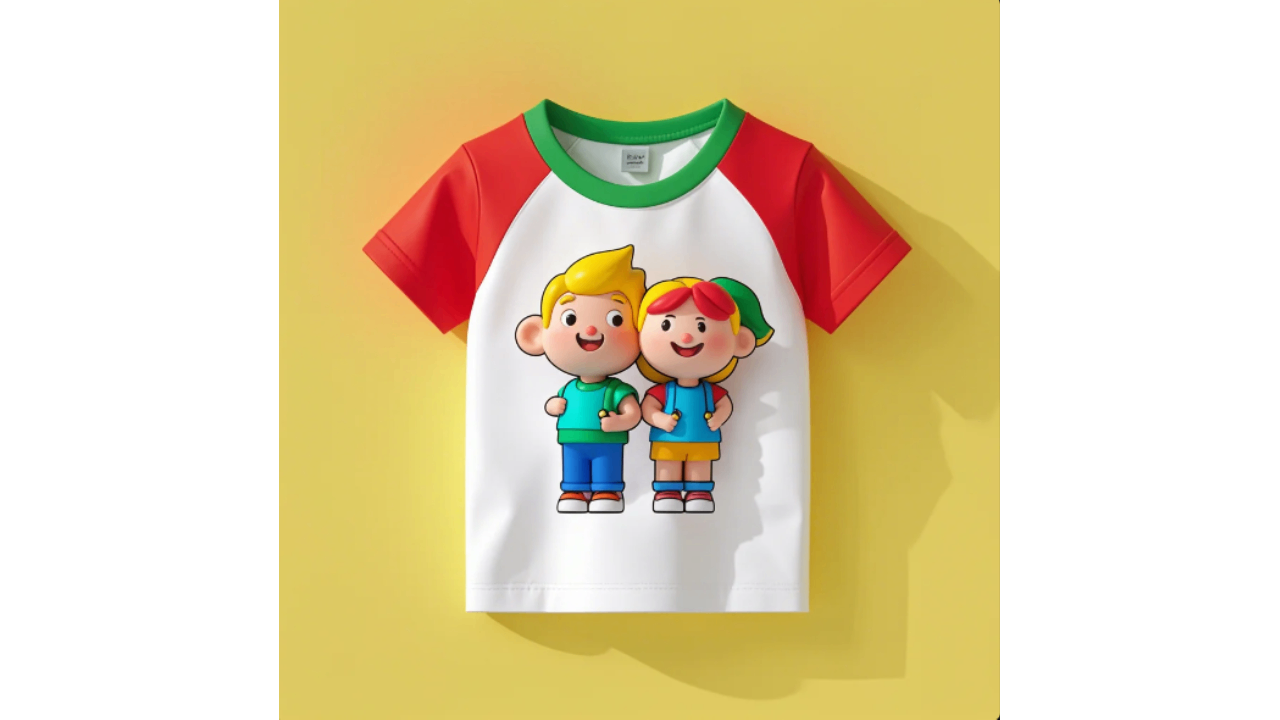 Children’s fun T-shirt mockup