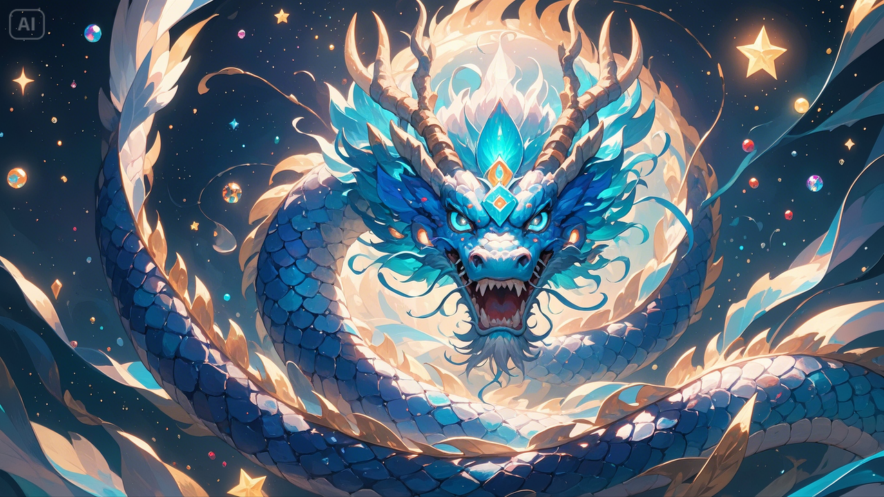 Celestial Chinese dragon   