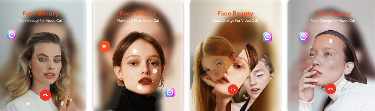 FaceBeauty- WhatsApp video face filters enhance video calls with customizable face beauty filters