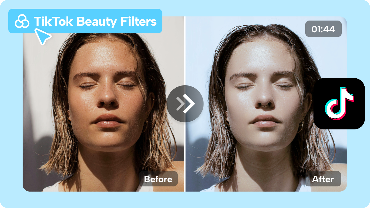 Filtre beauté tiktok