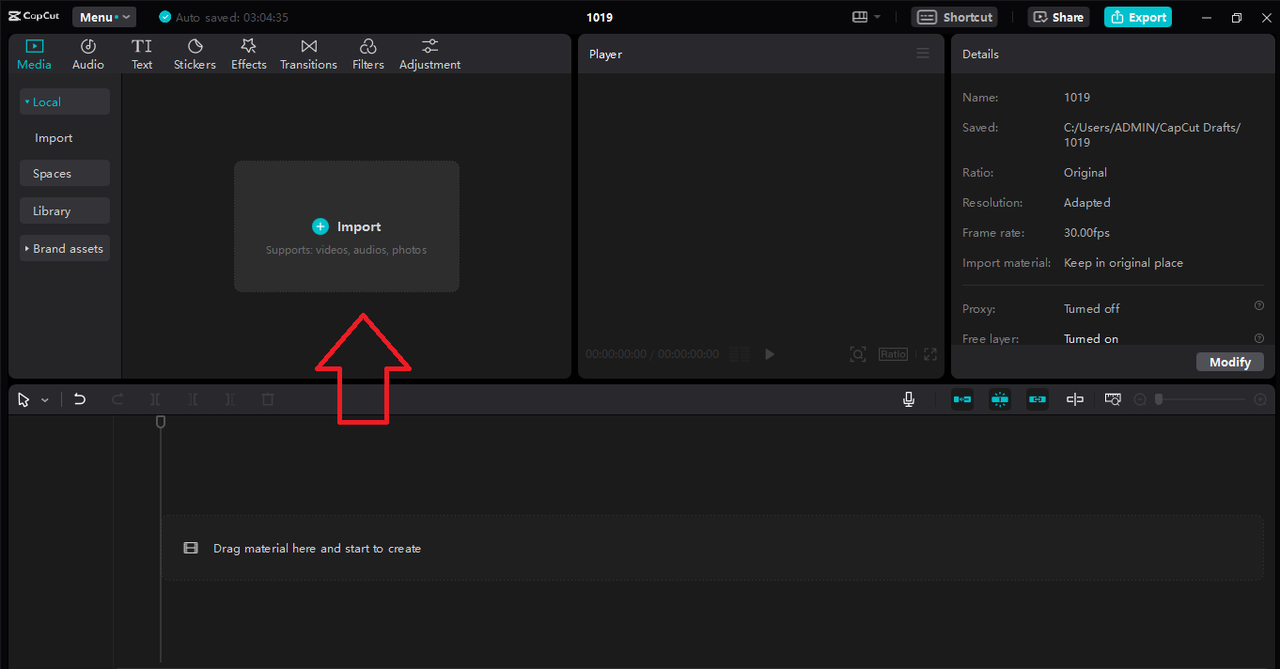 Use makeup tiktok filter on the CapCut desktop video editor