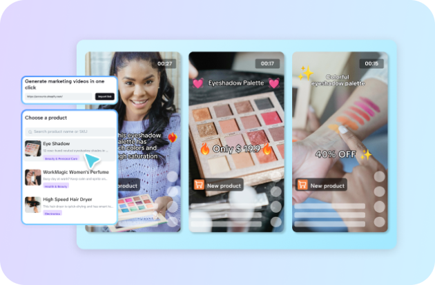End credits template Pippit CapCut Commerce Pro
