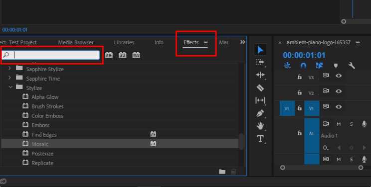 Showing how to add Premiere Pro effects with ease