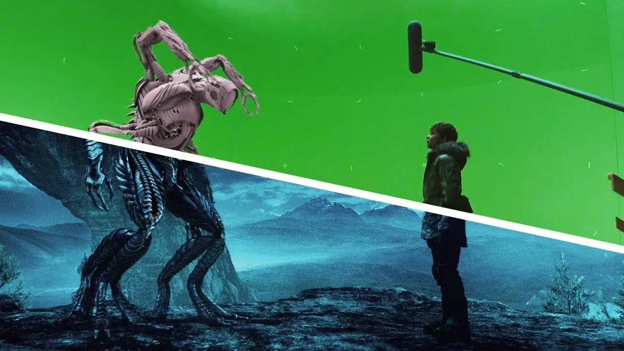 An image showing the visual VFX used in films