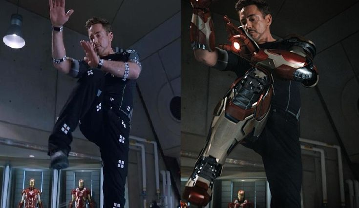 The motion capture visual effects used by Iron Man