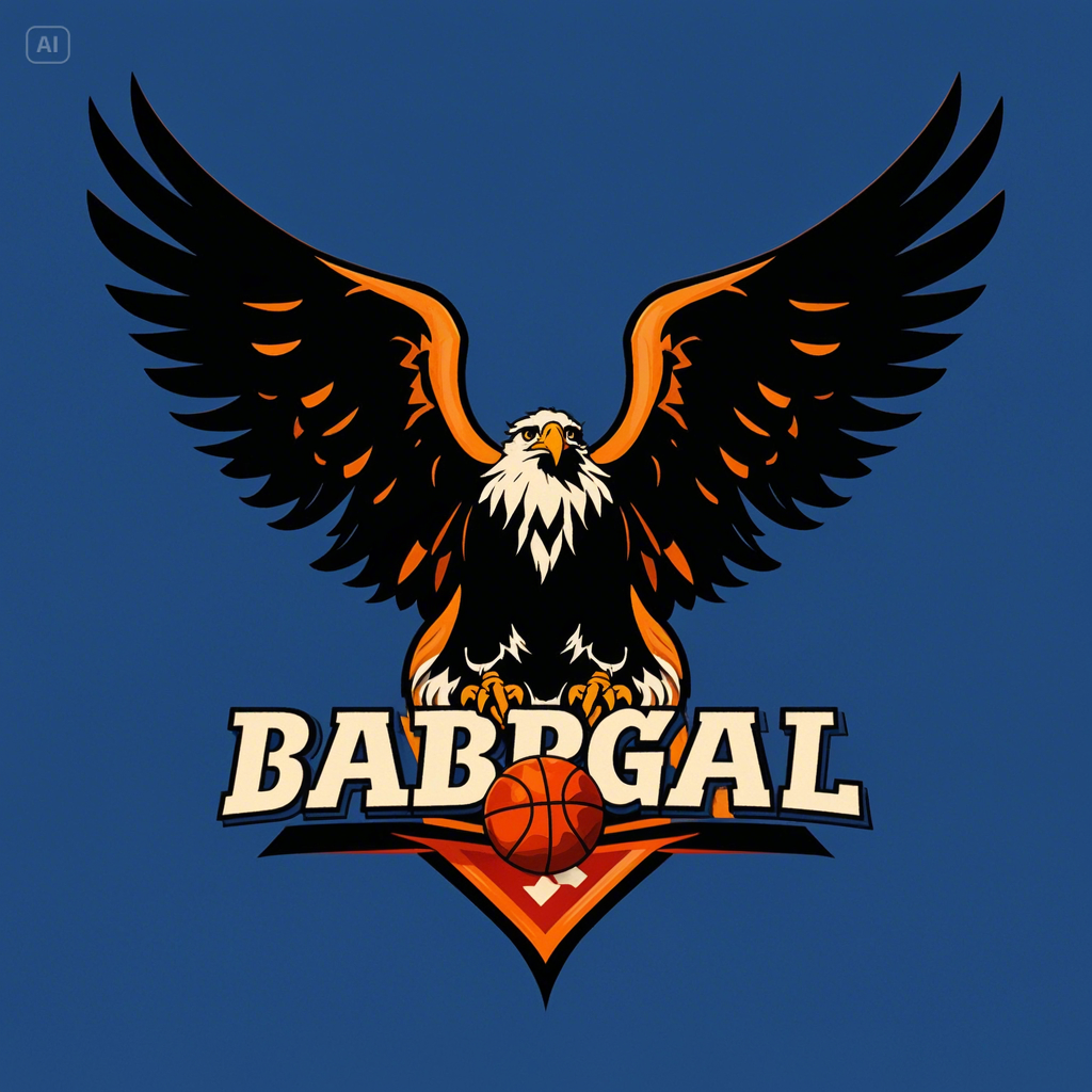 Eagle basketball logo