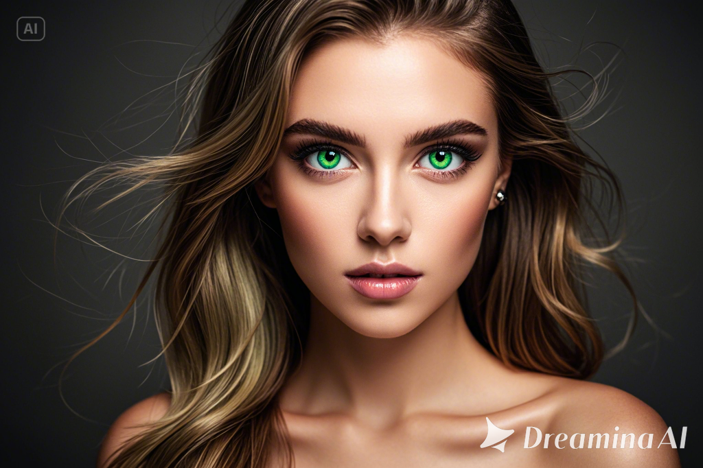 Green eye color example