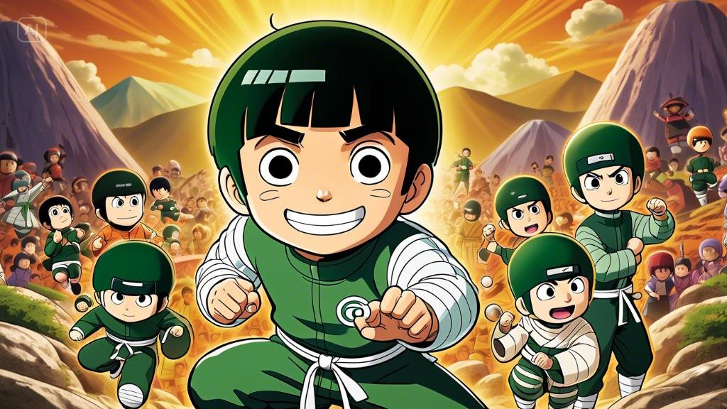 Rock Lee & his ninja pals