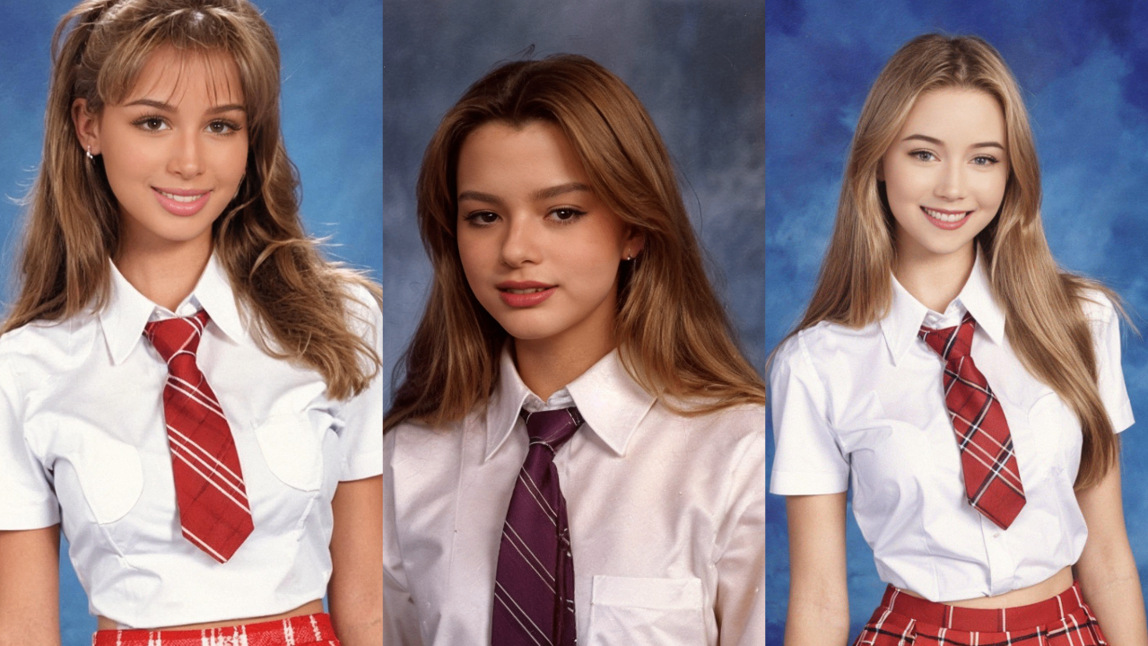 90s ai yearbook photos