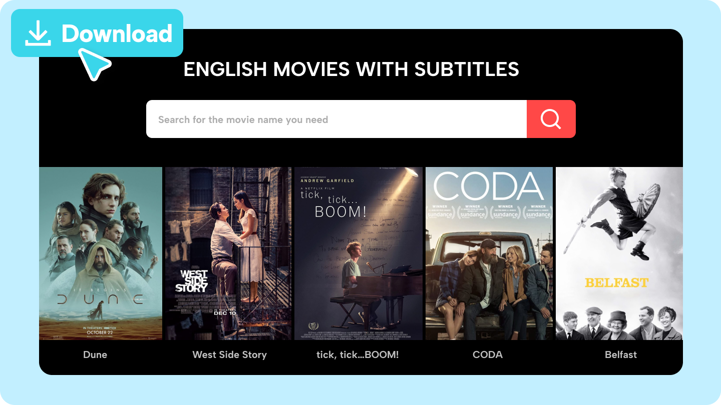 download movies with english subtitles