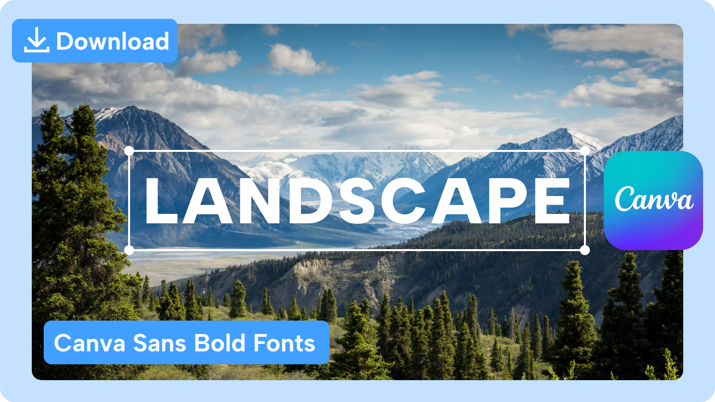 canva sans bold