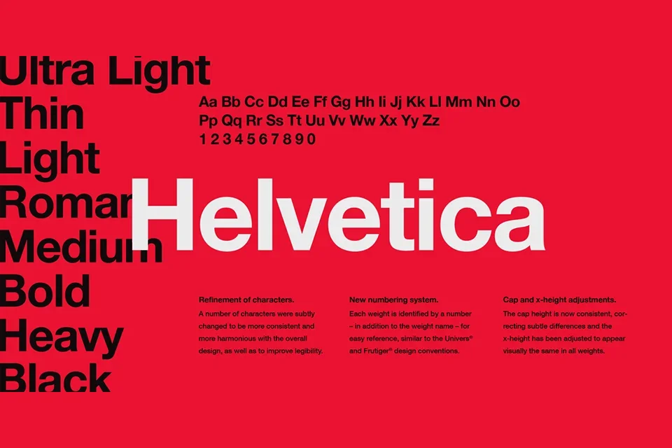 The 5 best fonts for news websites to try: Helvetica