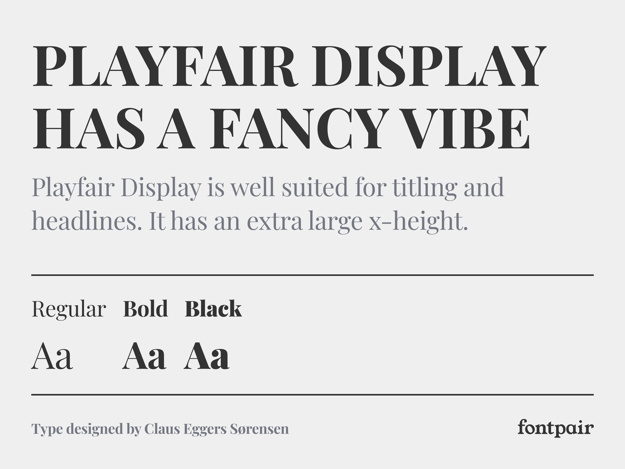 The 5 best fonts for news websites to try: Playfair Display