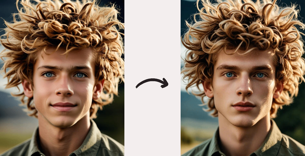 Retouch to refine details