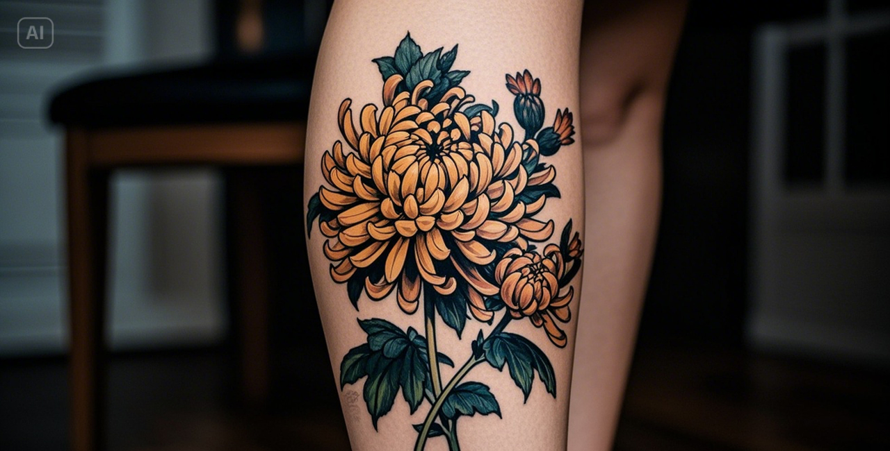 November - Chrysanthemum