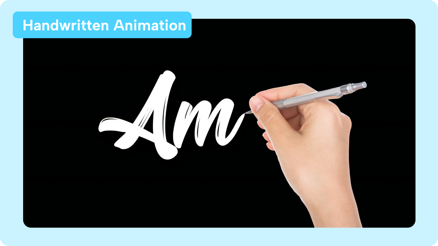 handwritten animation