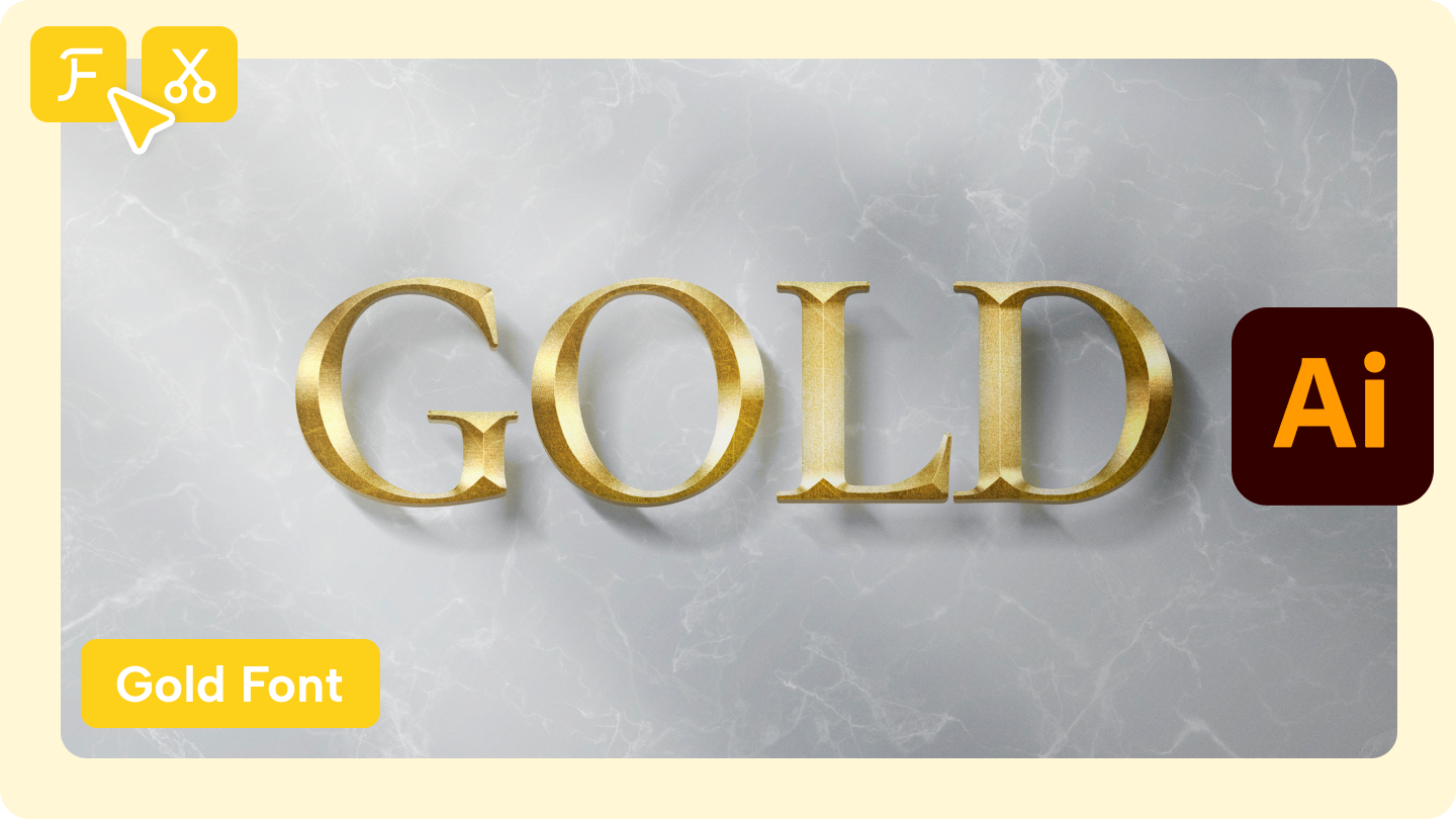 gold effect in illustrator