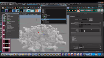 Interface of Autodesk Maya - robust VFX industry software