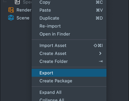 Export the video