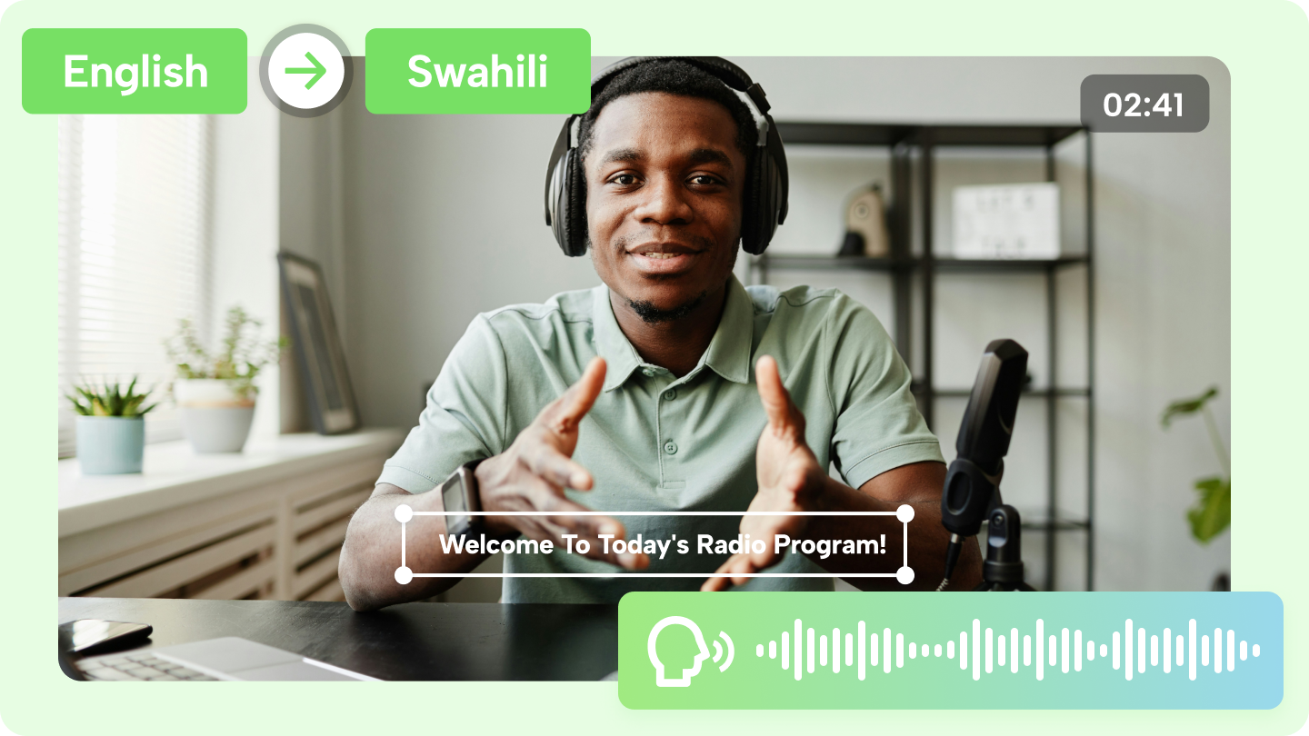 english to swahili translation audio