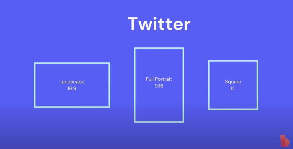 Preferred Twitter video sizes and ratios