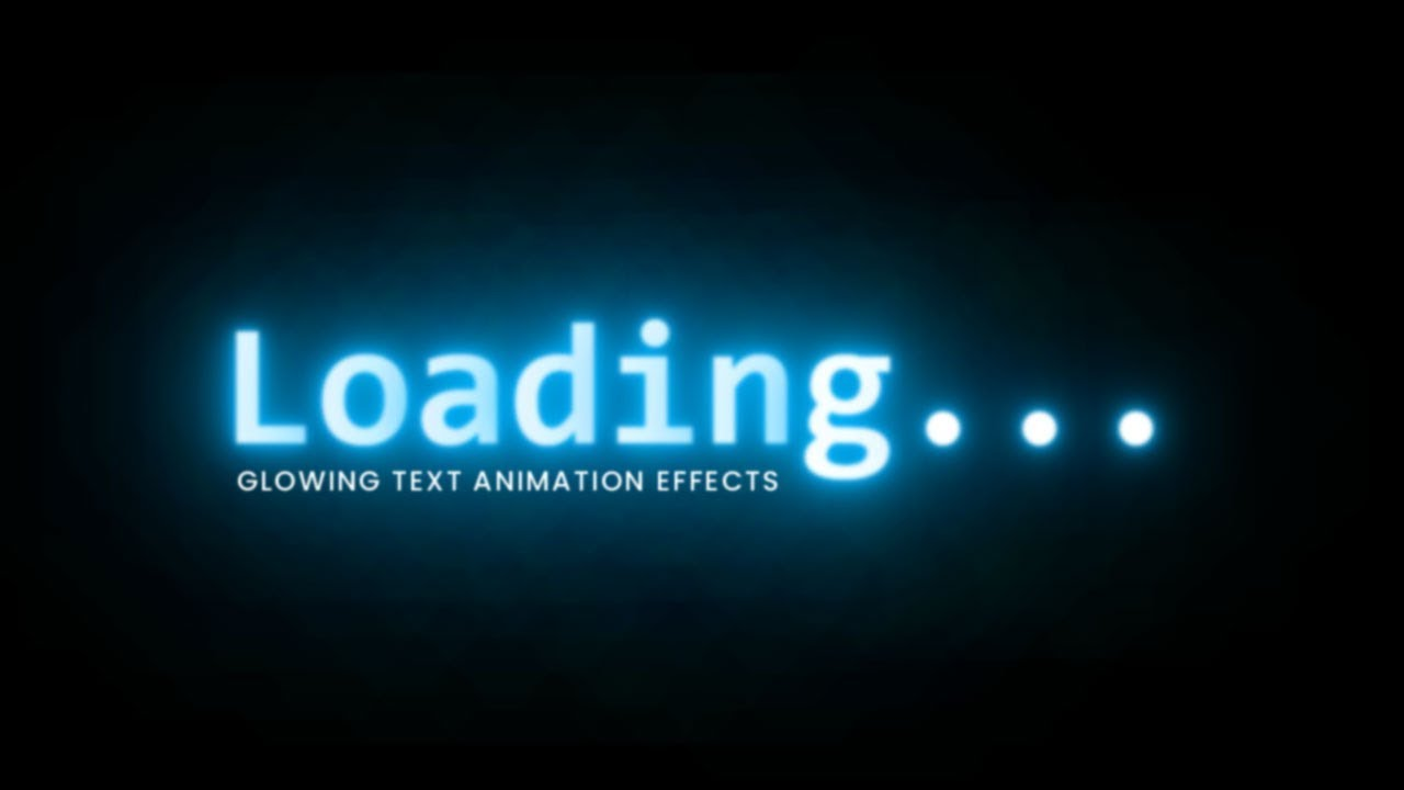 What is loading text animation